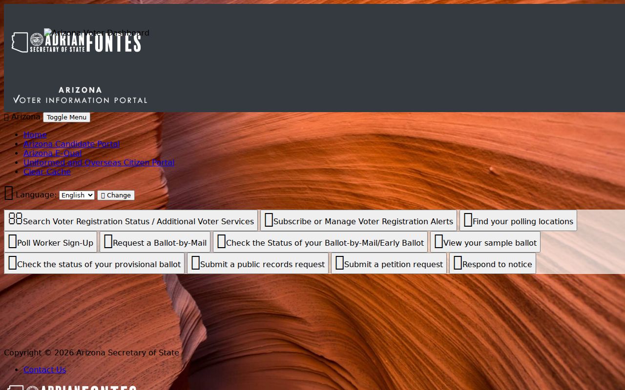 Bullhead City residents directory access to Arizona voter self-lookup