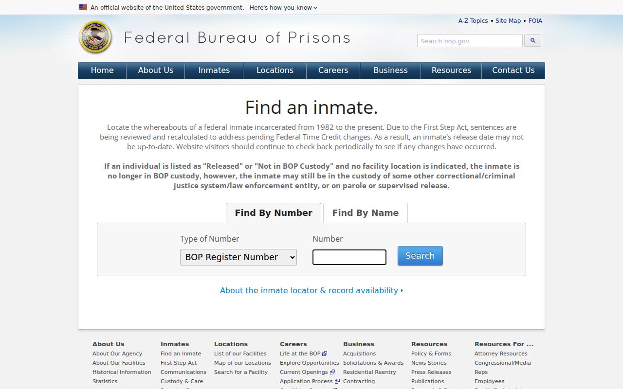 Bullhead City neighbors federal custody locator