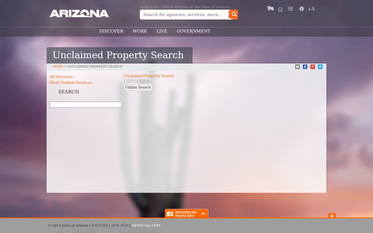 Bullhead City resident lookup with Arizona unclaimed property search
